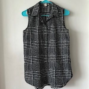 J.Crew Collared Sleeveless Top